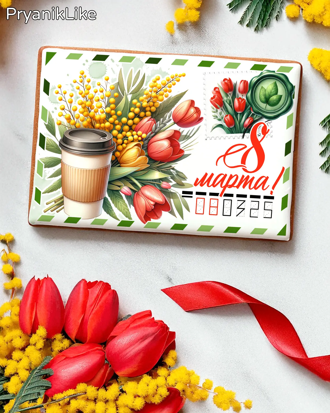 NEW Пряник Письмо учителю (10-15 см.)